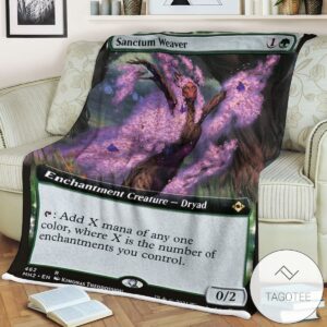 Mh2 462 Sanctum Weaver Mtg Game Magic The Gathering Blanket
