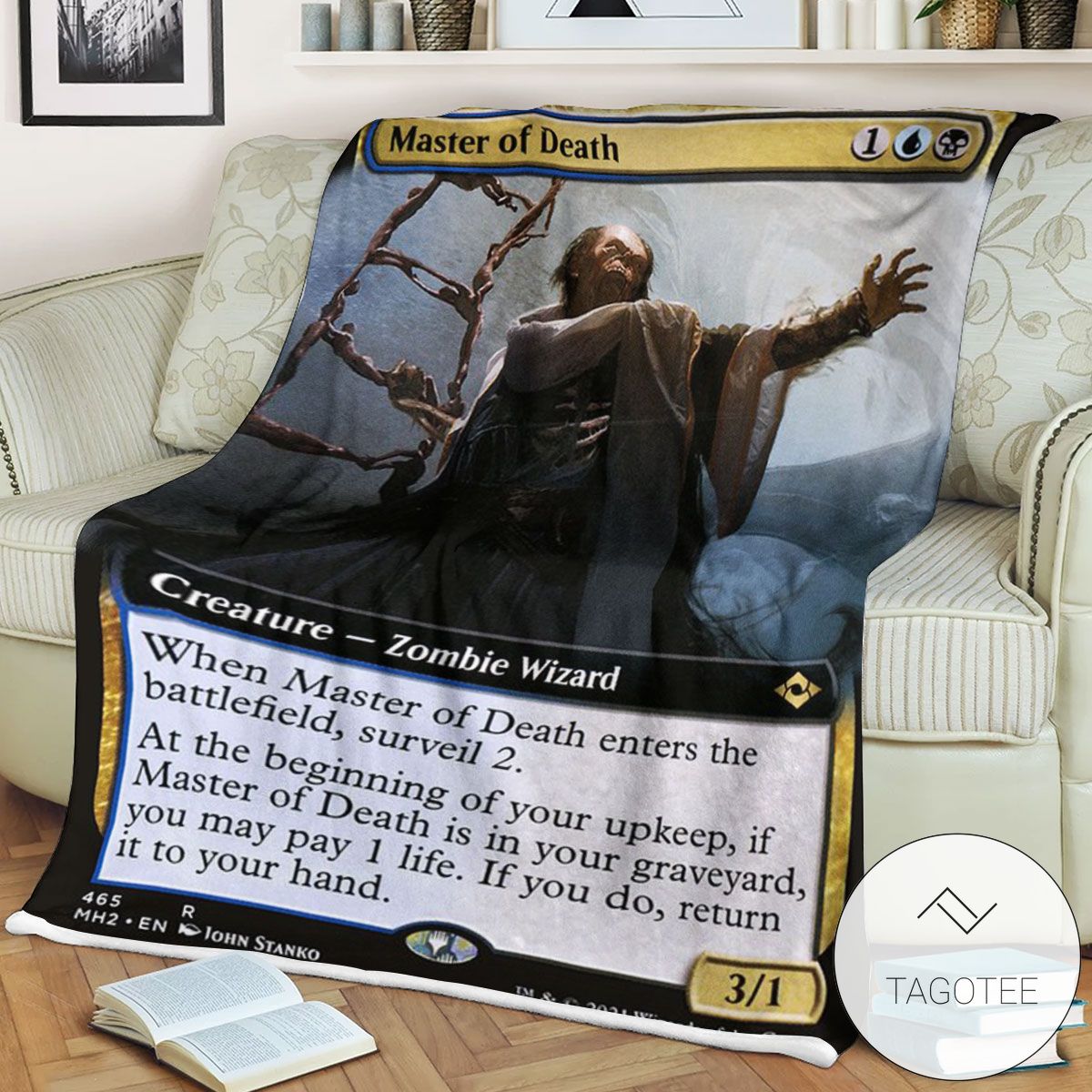 Mh2 465 Master Of Death Mtg Game Magic The Gathering Blanket Mh2 465 Master Of Death Mtg Game Magic The Gathering Blanket