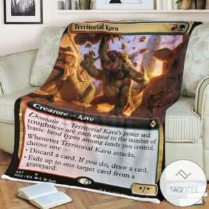 Mh2 467 Territorial Kavu Mtg Game Magic The Gathering Blanket
