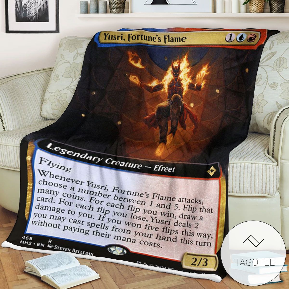Mh2 468 Yusri Fortune S Flame Mtg Game Magic The Gathering Blanket Mh2 468 Yusri Fortune S Flame Mtg Game Magic The Gathering Blanket