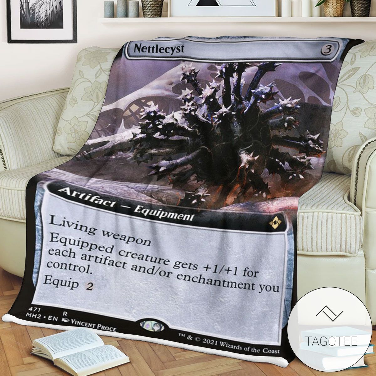 Mh2 471 Nettlecyst Mtg Game Magic The Gathering Blanket Mh2 471 Nettlecyst Mtg Game Magic The Gathering Blanket