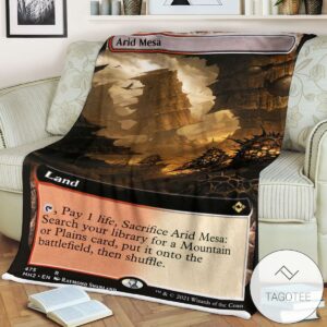 Mh2 475 Arid Mesa Mtg Game Magic The Gathering Blanket