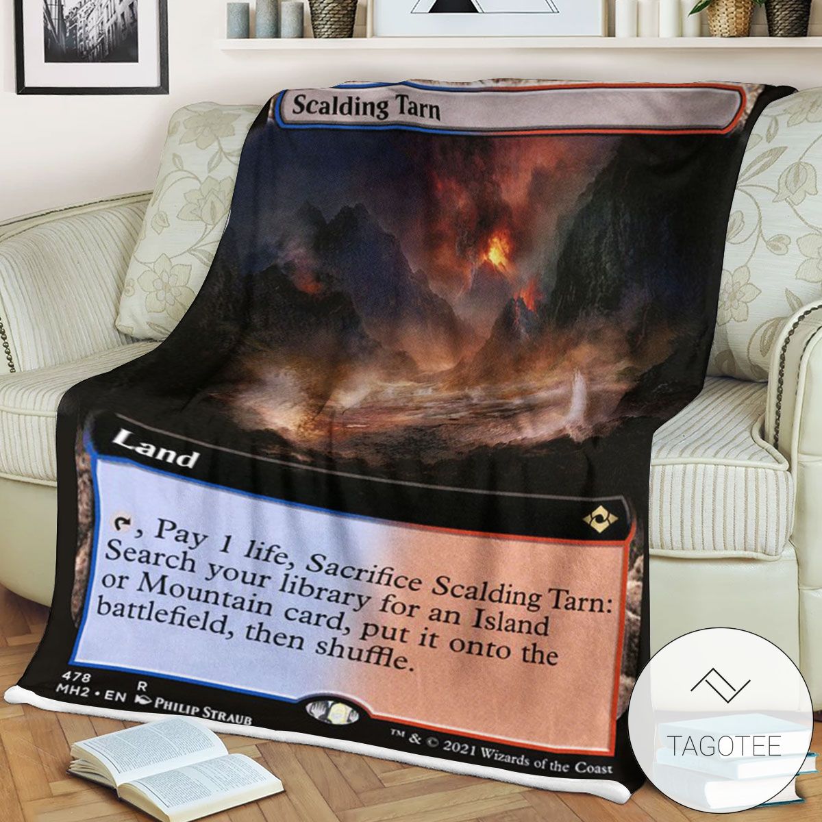 Mh2 478 Scalding Tarn Mtg Game Magic The Gathering Blanket Mh2 478 Scalding Tarn Mtg Game Magic The Gathering Blanket