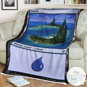 Mh2 483 Island Mtg Game Magic The Gathering Blanket
