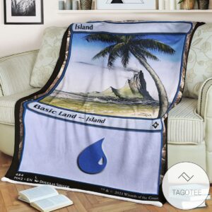 Mh2 484 Island Mtg Game Magic The Gathering Blanket