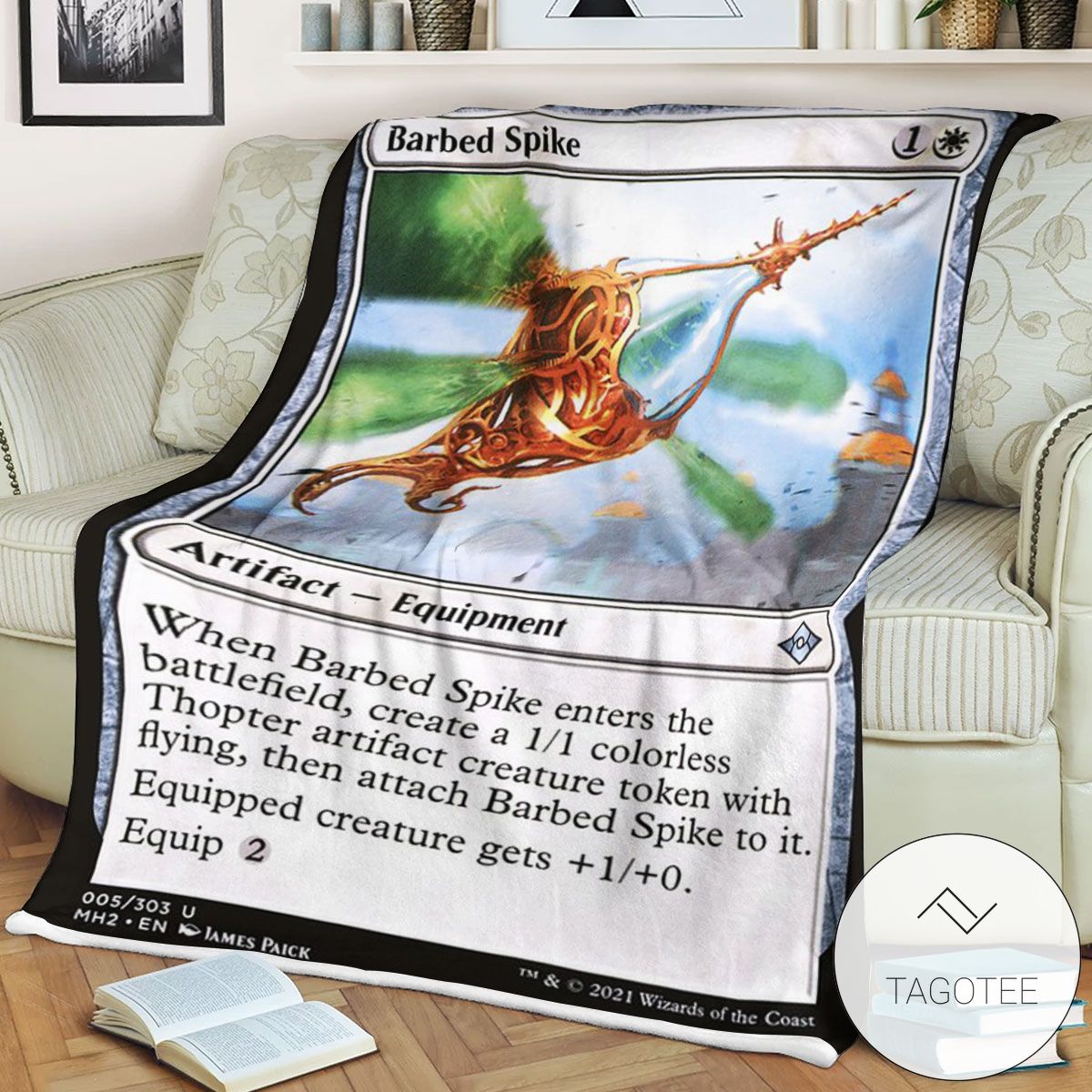 Mh2 5 Barbed Spike Mtg Game Magic The Gathering Blanket Mh2 5 Barbed Spike Mtg Game Magic The Gathering Blanket