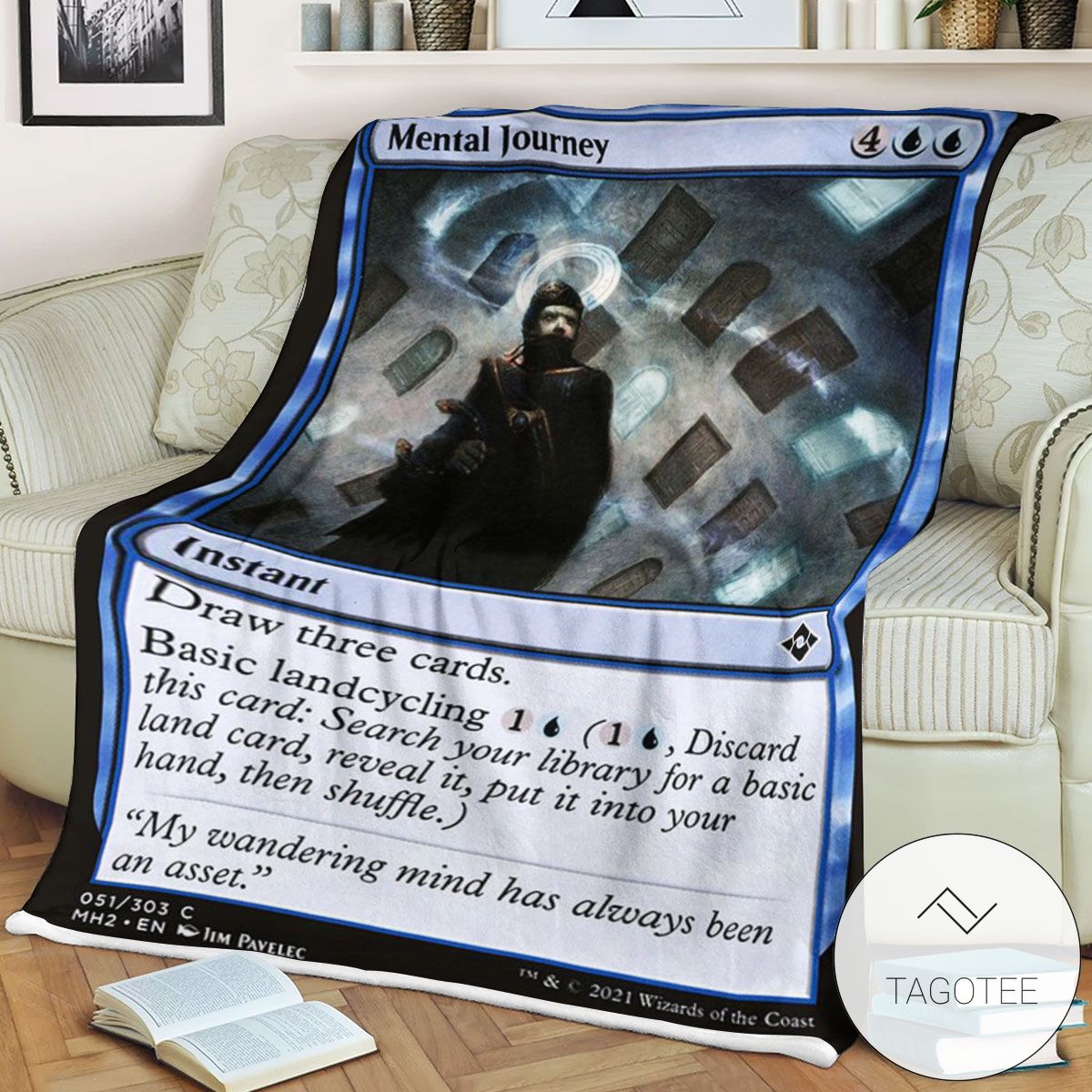 Mh2 51 Mental Journey Mtg Game Magic The Gathering Blanket Mh2 51 Mental Journey Mtg Game Magic The Gathering Blanket
