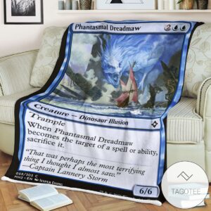 Mh2 55 Phantasmal Dreadmaw Mtg Game Magic The Gathering Blanket