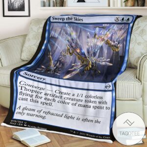 Mh2 70 Sweep The Skies Mtg Game Magic The Gathering Blanket