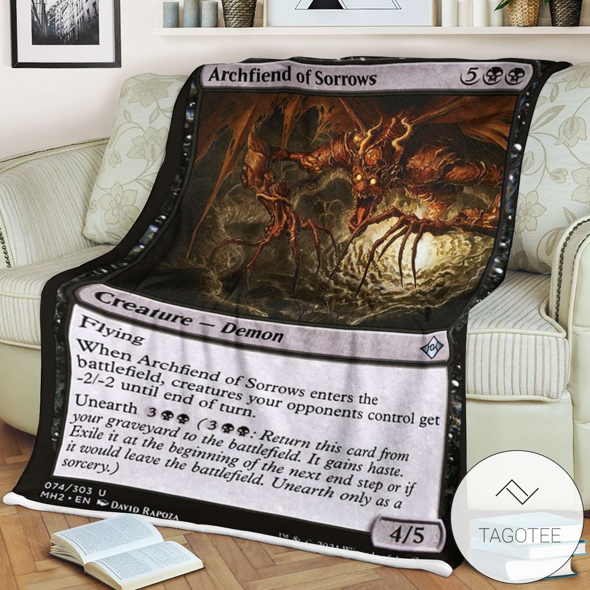 Mh2 74 Archfiend Of Sorrows Mtg Game Magic The Gathering Blanket Mh2 74 Archfiend Of Sorrows Mtg Game Magic The Gathering Blanket