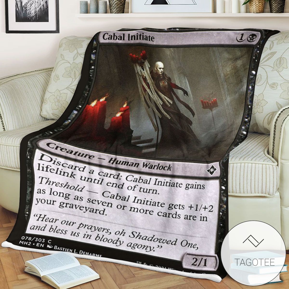 Mh2 78 Cabal Initiate Mtg Game Magic The Gathering Blanket Mh2 78 Cabal Initiate Mtg Game Magic The Gathering Blanket