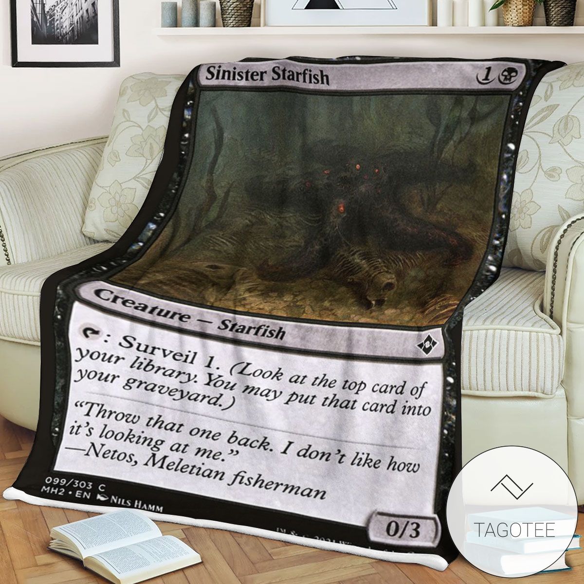 Mh2 99 Sinister Starfish Mtg Game Magic The Gathering Blanket Mh2 99 Sinister Starfish Mtg Game Magic The Gathering Blanket