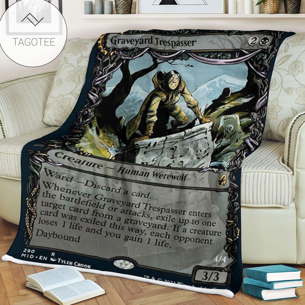Mic 290 Graveyard Trespasser Mtg Blanket Tagotee Mic 290 Graveyard Trespasser Mtg Blanket Tagotee