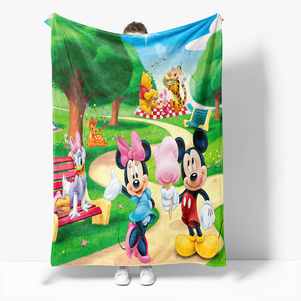 Mickey Mouse Minnie Mouse Blanket 723 Mickey Mouse Minnie Mouse Blanket 723