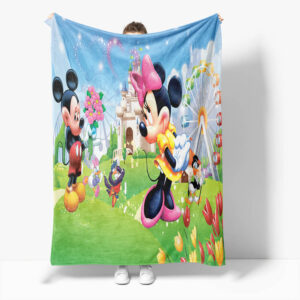 Mickey Mouse Minnie Mouse Blanket 909
