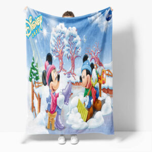 Mickey Mouse Minnie Mouse Blanket 981