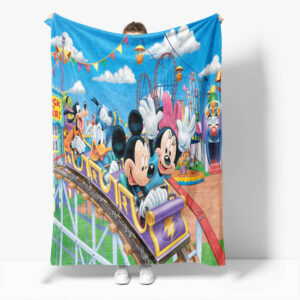 Mickey Mouse Minnie Mouse Blanket 589