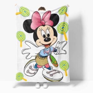 Mickey Mouse Minnie Mouse Blanket 568