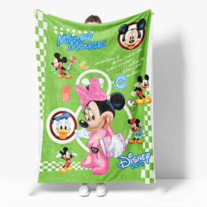 Mickey Mouse Minnie Mouse Blanket 935