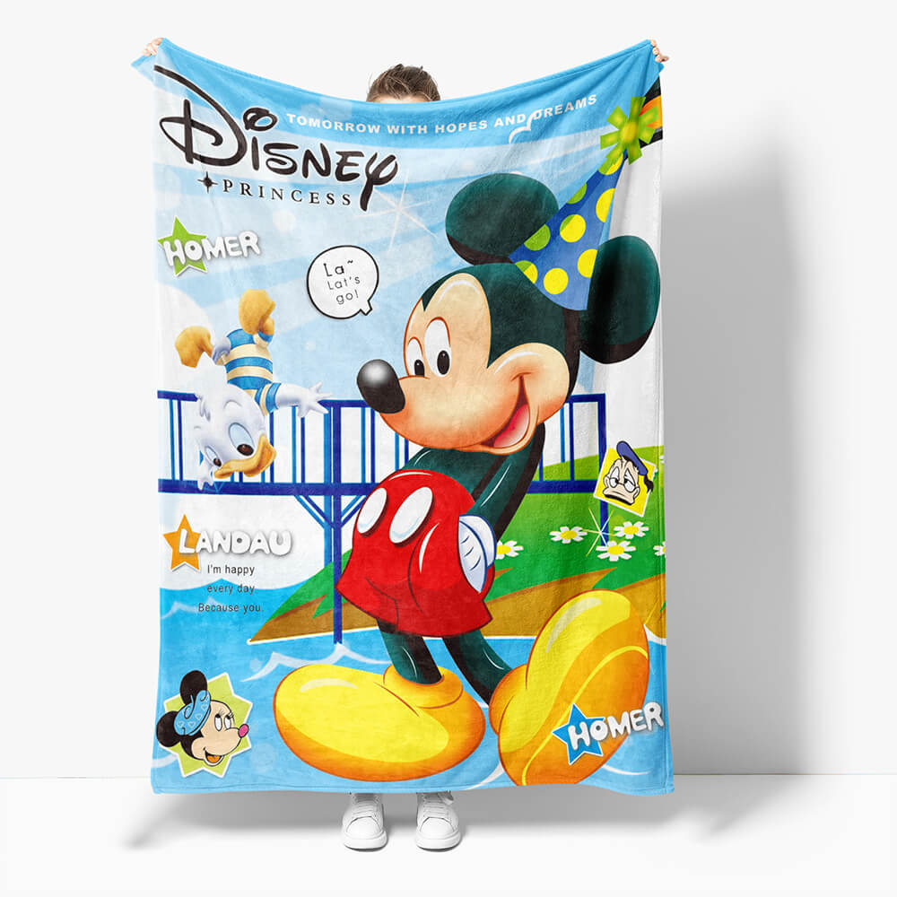 Mickey Mouse Minnie Mouse Blanket 917 Mickey Mouse Minnie Mouse Blanket 917