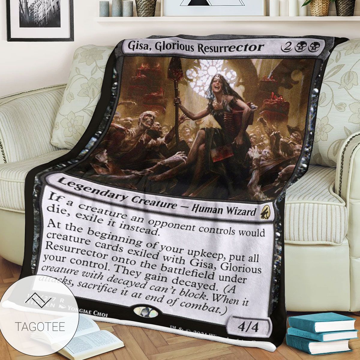 Mid 103 Gisa Glorious Resurrector Mtg Game Magic The Gathering Blanket Mid 103 Gisa Glorious Resurrector Mtg Game Magic The Gathering Blanket