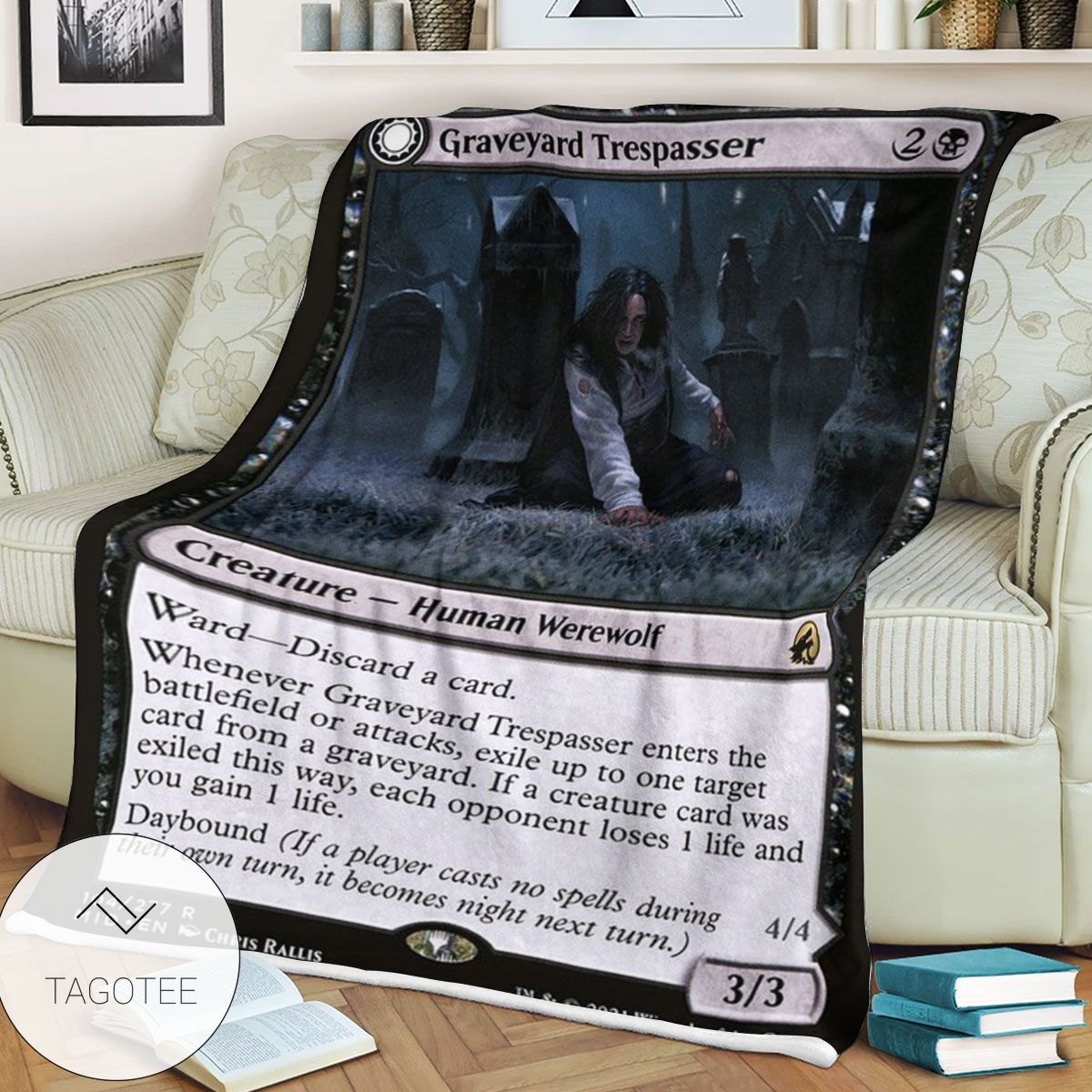 Mid 104 Graveyard Trespasser Mtg Game Magic The Gathering Blanket Mid 104 Graveyard Trespasser Mtg Game Magic The Gathering Blanket