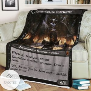 Mid 109 Ormendahl The Corrupter Mtg Game Magic The Gathering Blanket