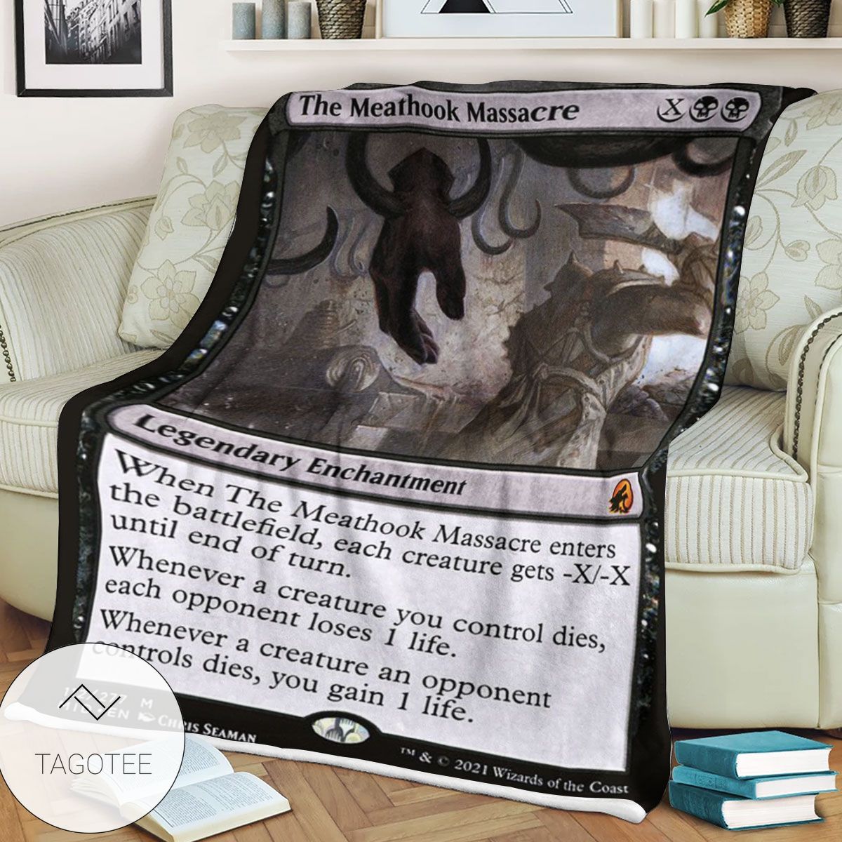 Mid 112 The Meathook Massacre Mtg Game Magic The Gathering Blanket Mid 112 The Meathook Massacre Mtg Game Magic The Gathering Blanket