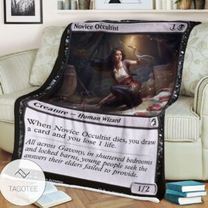 Mid 117 Novice Occultist Mtg Game Magic The Gathering Blanket