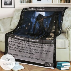 Mid 120 Stalking Predator Mtg Game Magic The Gathering Blanket
