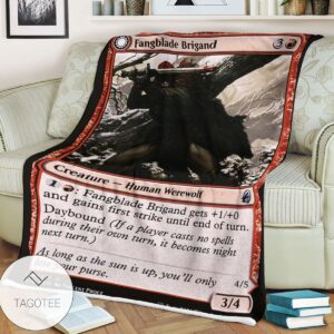 Mid 139 Fangblade Brigand Mtg Game Magic The Gathering Blanket
