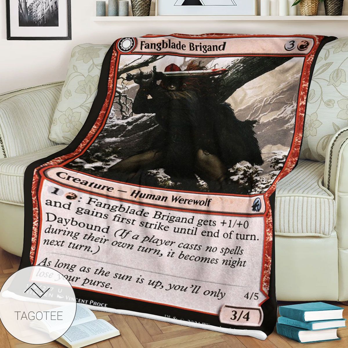 Mid 139 Fangblade Brigand Mtg Game Magic The Gathering Blanket Mid 139 Fangblade Brigand Mtg Game Magic The Gathering Blanket