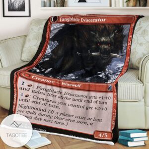 Mid 139 Fangblade Eviscerator Mtg Game Magic The Gathering Blanket