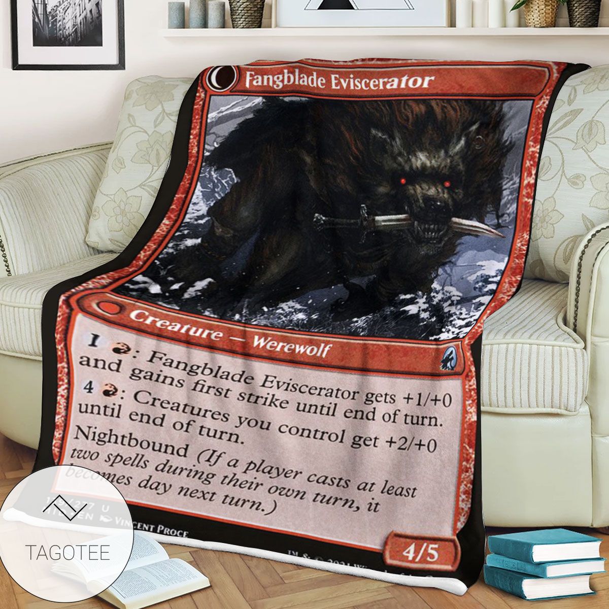 Mid 139 Fangblade Eviscerator Mtg Game Magic The Gathering Blanket Mid 139 Fangblade Eviscerator Mtg Game Magic The Gathering Blanket
