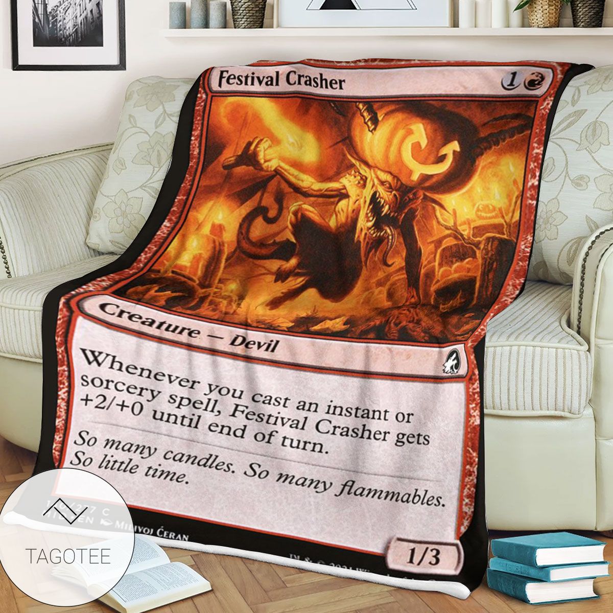 Mid 140 Festival Crasher Mtg Game Magic The Gathering Blanket Mid 140 Festival Crasher Mtg Game Magic The Gathering Blanket