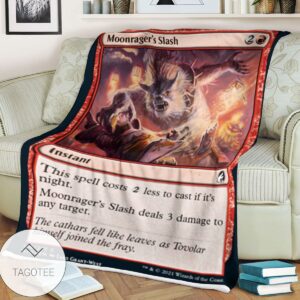 Mid 148 Moonrager S Smash Mtg Game Magic The Gathering Blanket