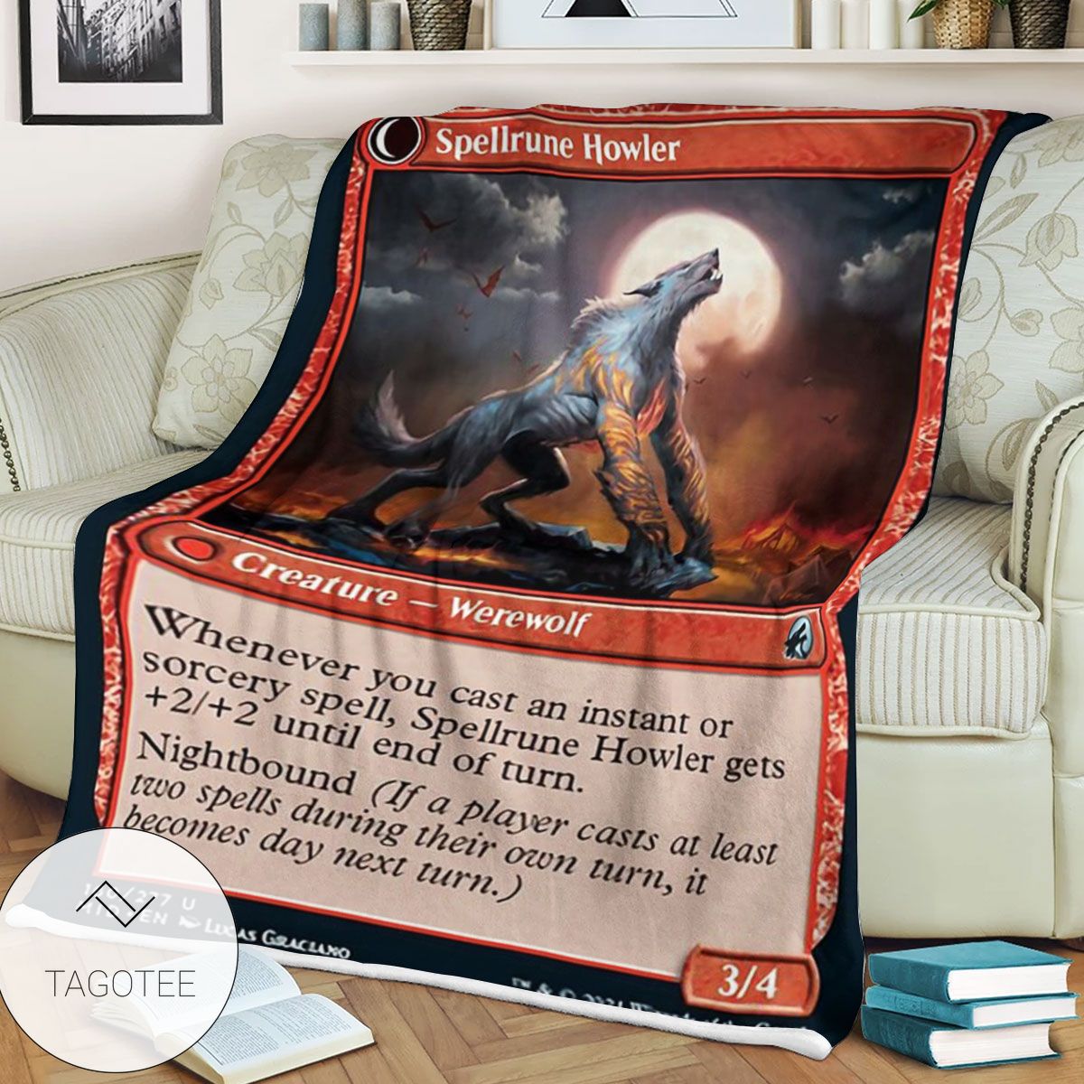 Mid 160 Spellrune Howler Mtg Game Magic The Gathering Blanket Mid 160 Spellrune Howler Mtg Game Magic The Gathering Blanket