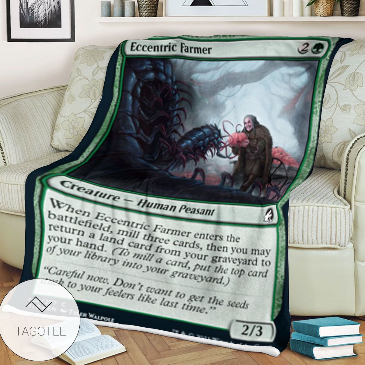 Mid 185 Eccentric Farmer Mtg Game Magic The Gathering Blanket Mid 185 Eccentric Farmer Mtg Game Magic The Gathering Blanket