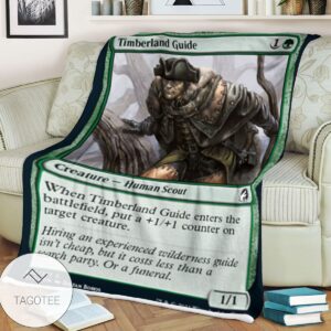 Mid 202 Timberland Guide Mtg Game Magic The Gathering Blanket
