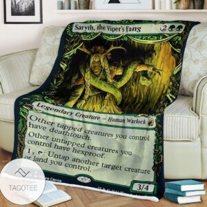 Mid 204 Saryth The Viper S Fang Mtg Game Magic The Gathering Blanket