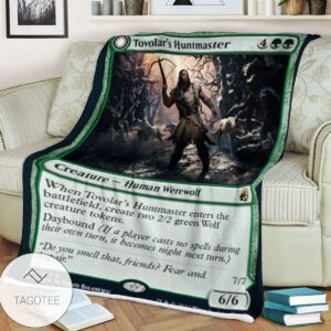 Mid 204 Tovolar S Huntmaster Mtg Game Magic The Gathering Blanket