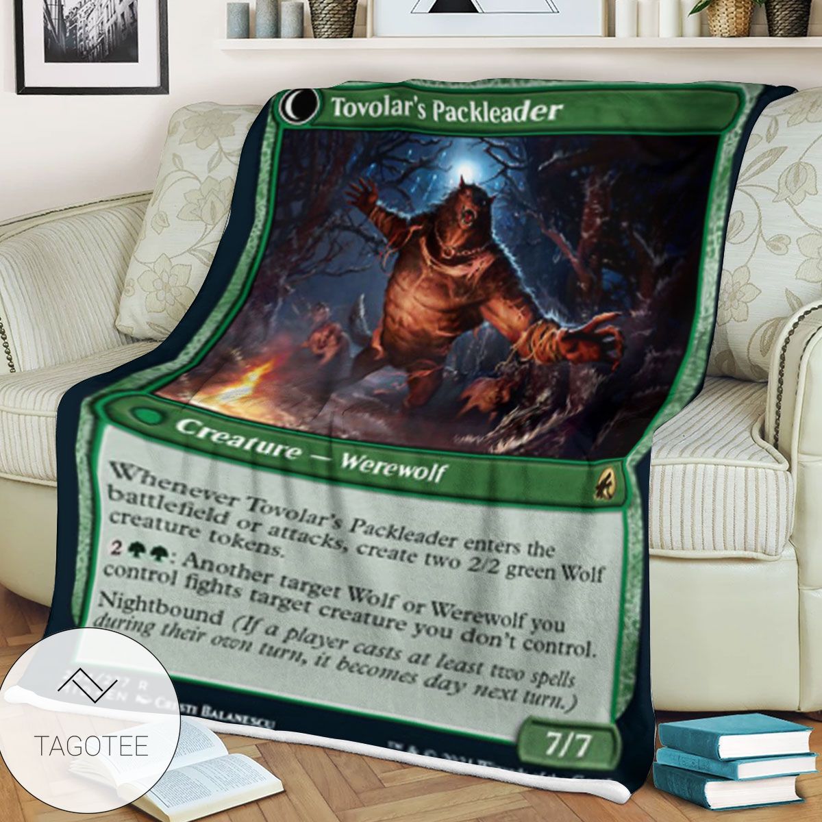 Mid 204 Tovolar S Packleader Mtg Game Magic The Gathering Blanket Mid 204 Tovolar S Packleader Mtg Game Magic The Gathering Blanket
