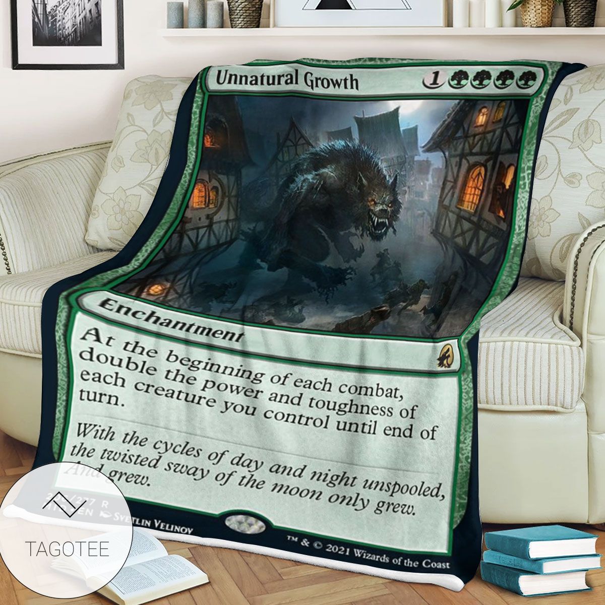 Mid 206 Unnatural Growth Mtg Game Magic The Gathering Blanket Mid 206 Unnatural Growth Mtg Game Magic The Gathering Blanket