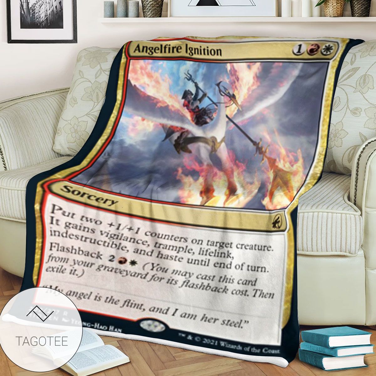 Mid 209 Angelfire Ignition Mtg Game Magic The Gathering Blanket Mid 209 Angelfire Ignition Mtg Game Magic The Gathering Blanket