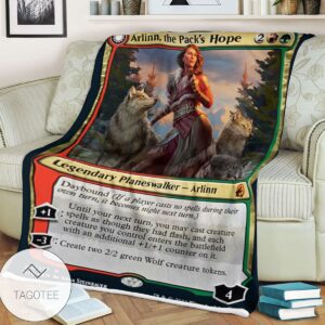 Mid 211 Arlinn The Pack S Hope Mtg Game Magic The Gathering Blanket