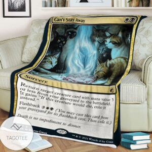 Mid 213 Can T Stay Away Mtg Game Magic The Gathering Blanket