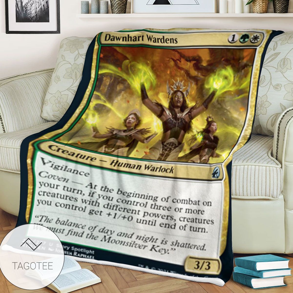 Mid 216 Dawnhart Wardens Mtg Game Magic The Gathering Blanket Mid 216 Dawnhart Wardens Mtg Game Magic The Gathering Blanket