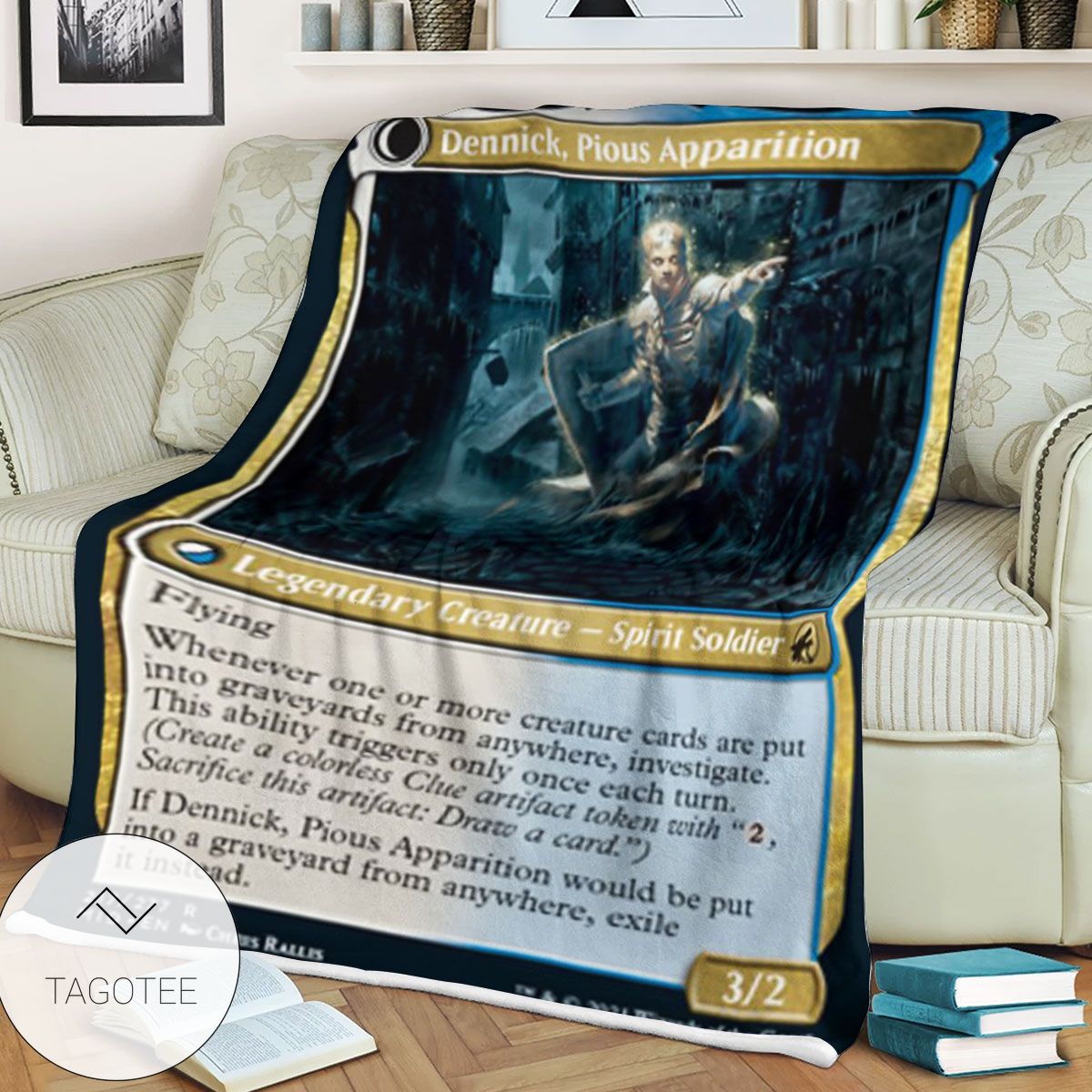 Mid 217 Dennick Pious Apparition Mtg Game Magic The Gathering Blanket Mid 217 Dennick Pious Apparition Mtg Game Magic The Gathering Blanket