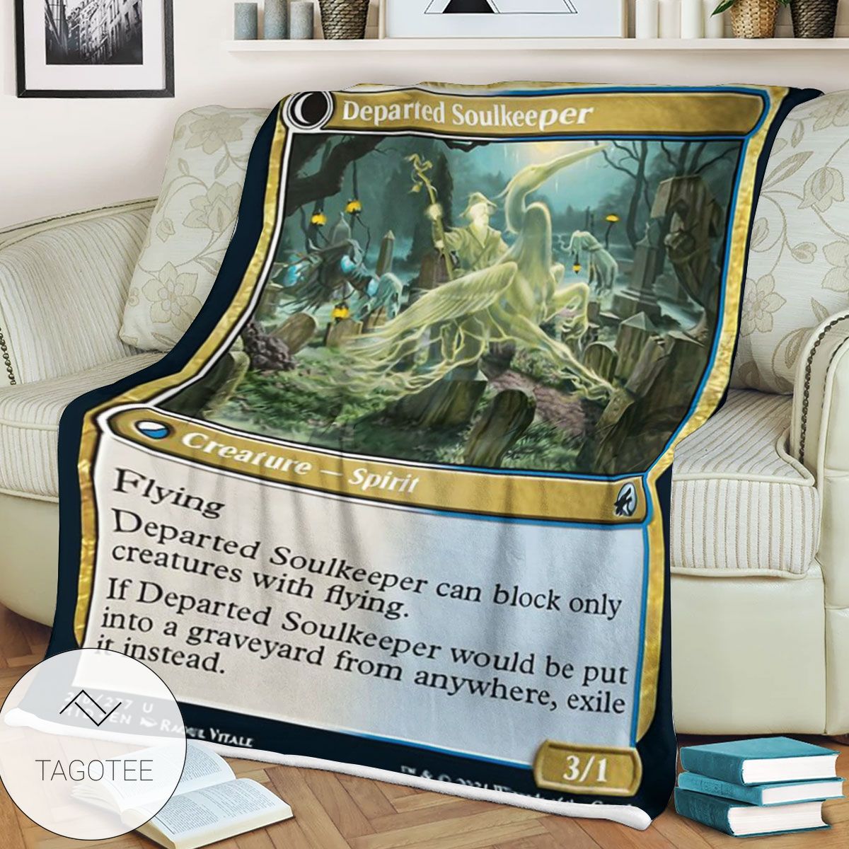 Mid 218 Departed Soulkeeper Mtg Game Magic The Gathering Blanket Mid 218 Departed Soulkeeper Mtg Game Magic The Gathering Blanket