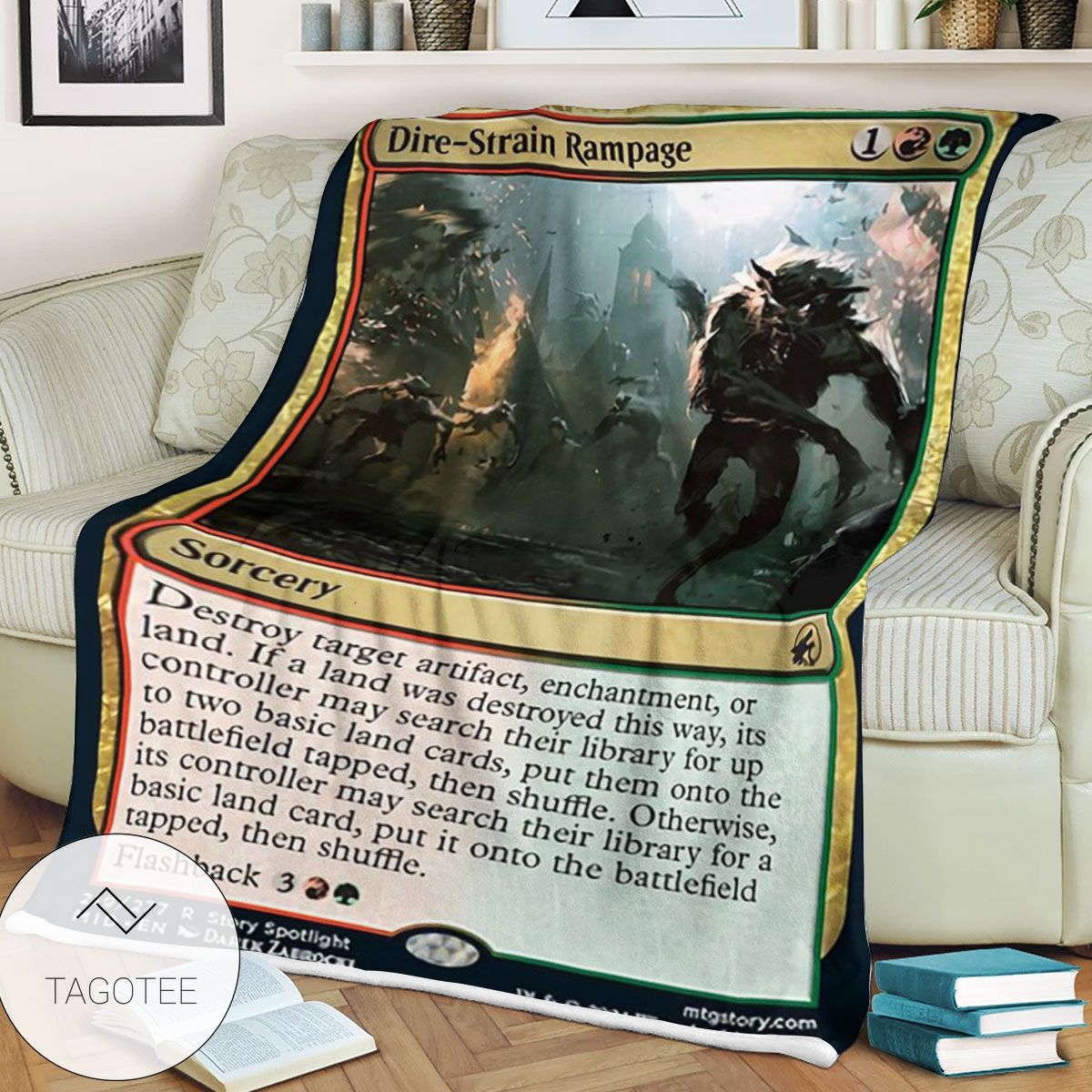 Mid 219 Dire Strain Rampage Mtg Game Magic The Gathering Blanket Mid 219 Dire Strain Rampage Mtg Game Magic The Gathering Blanket